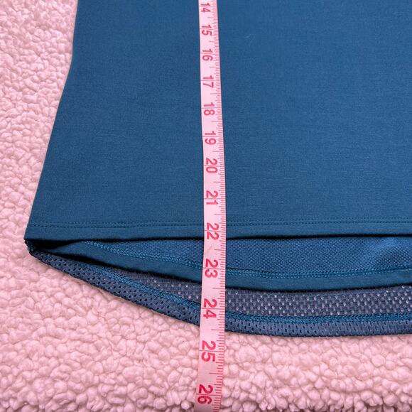 Avia Teal Short Sleeve Layered Athletic Top XXL 18 - Picture 11 of 11
